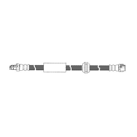 Centric Parts Brake Hose, 150.35026 150.35026
